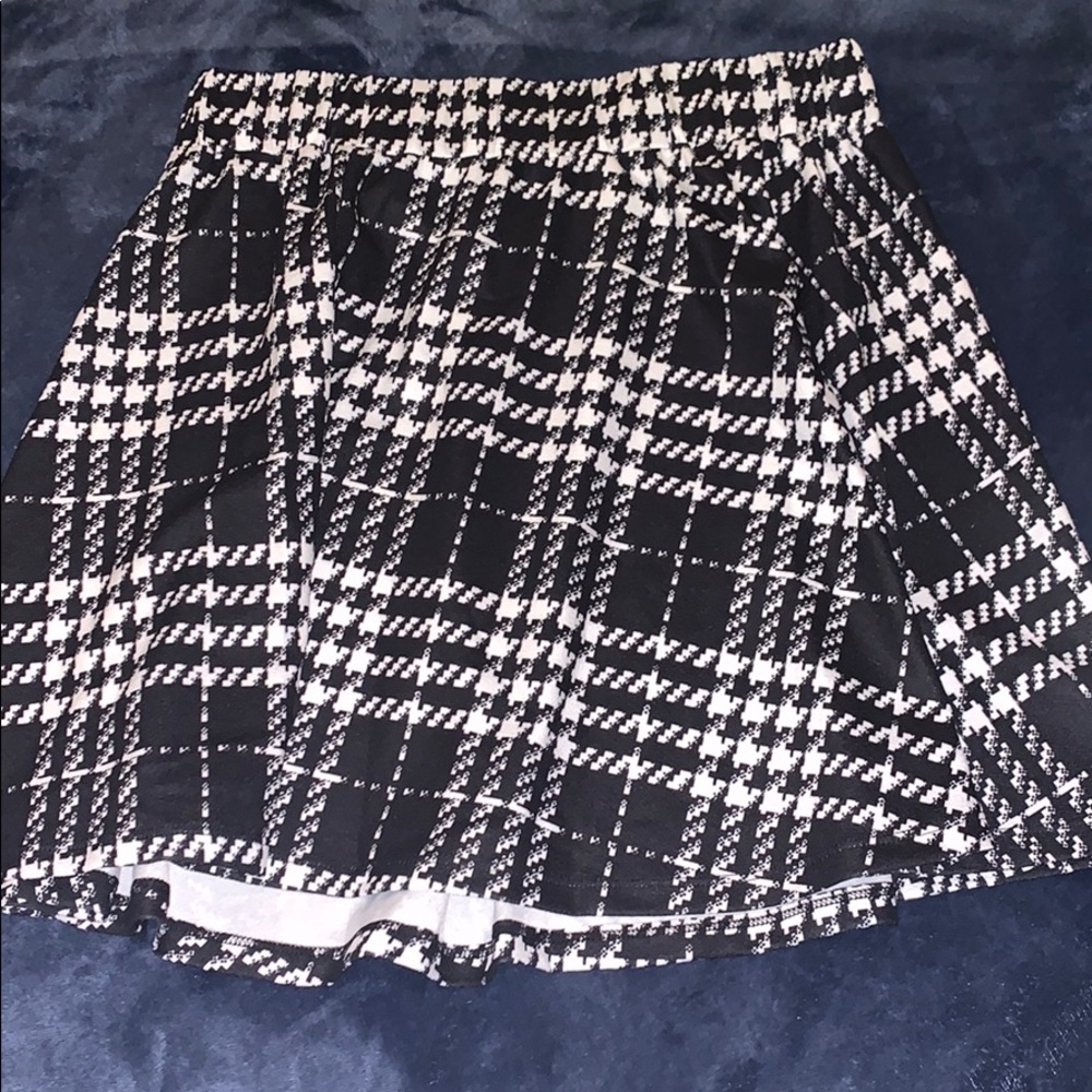 Black and white skirt